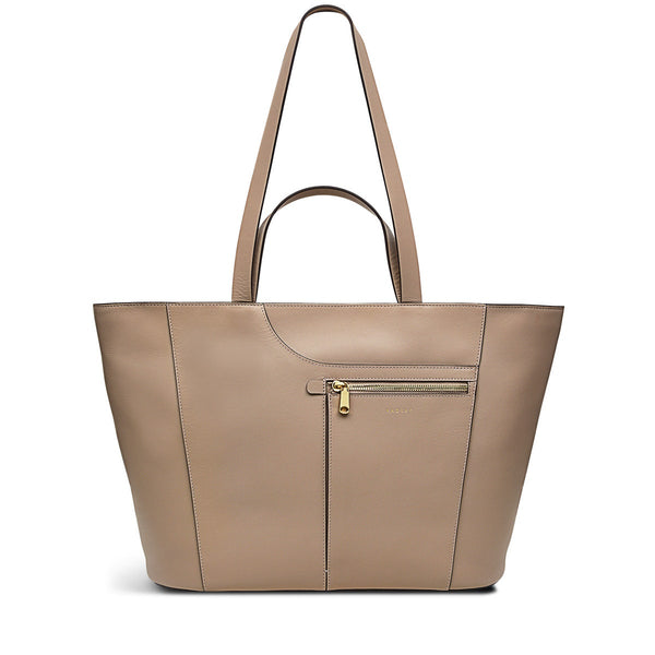 radley london Silt Leather Beige Tote Bag | Pockets Icon Collection AW24 | Radley