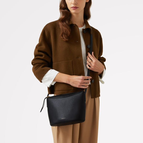 Radley London Small Zip-Top Crossbody Black | The Kensal Collection SS25 | Radley