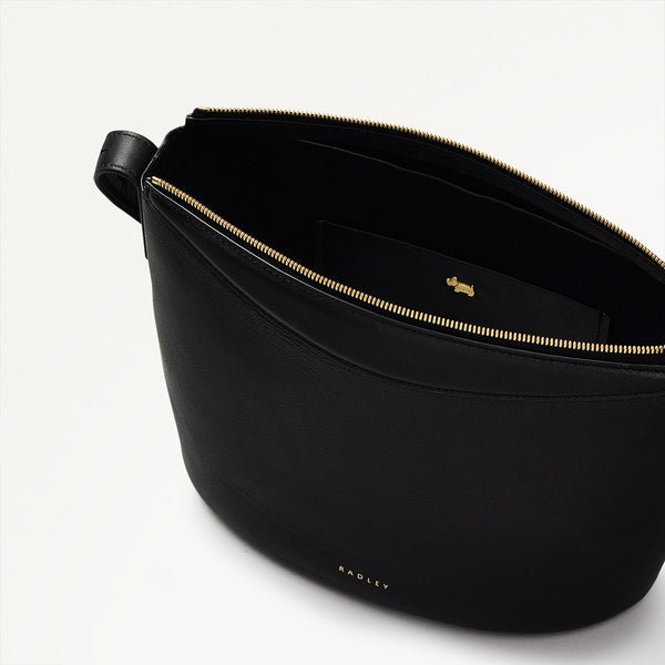 Radley London Small Zip-Top Crossbody Black | The Kensal Collection SS25 | Radley