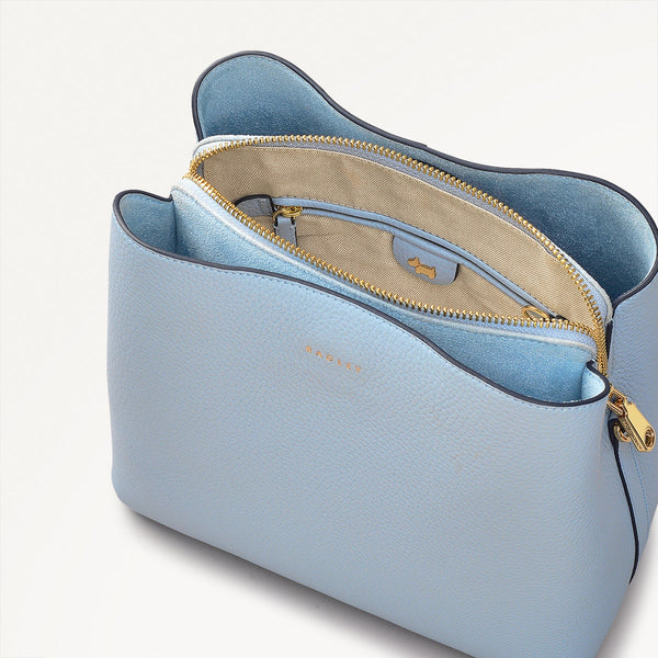 Radley London Smoke Blue Compartment Crossbody | Dukes Place SS25 | Radley