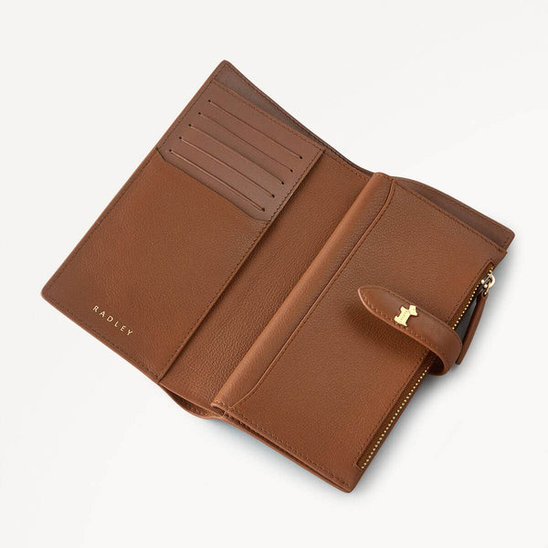 Radley London Smoke Blue Long Leather Purse | Willis Street SS25 | Radley