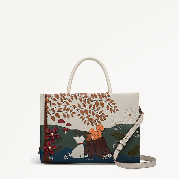 radley london Snow Medium Ziptop Grab | Autumn Leaves AW25 | Radley London radley london Snow Medium Ziptop Grab | Autumn Leaves AW25 | Radley London