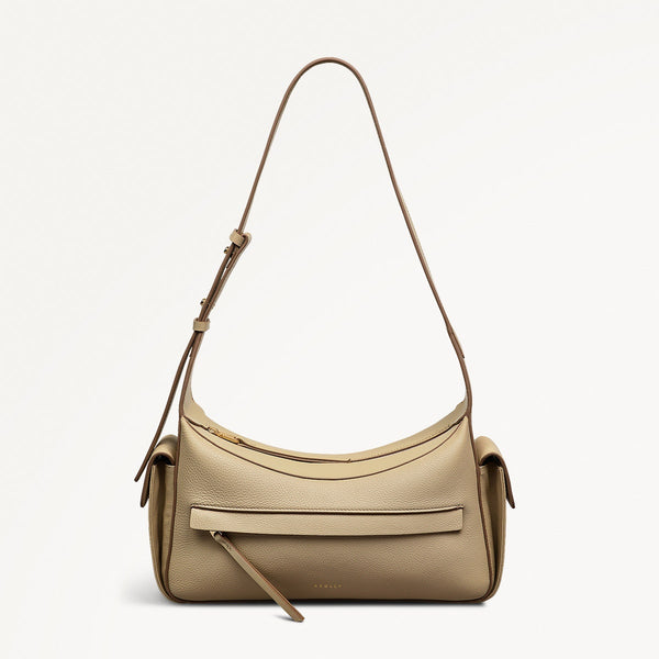 radley london Stone Beige Leather Shoulder Bag | The Fitzrovia Collection AW25 | Radley