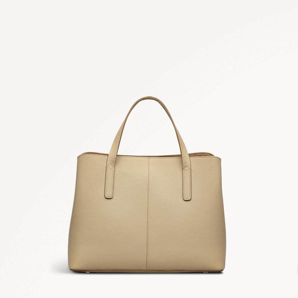 Radley London Stone Beige Medium Ziptop Grab Bag | Dukes Place Collection SS25 | Radley