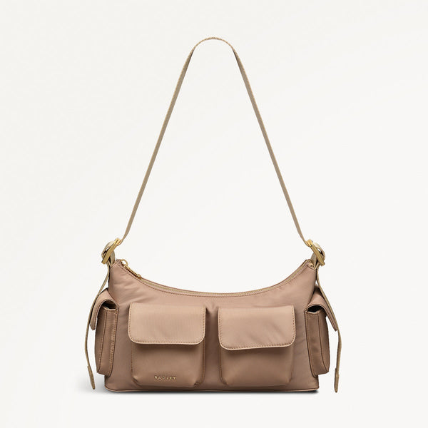 radley london Stone Beige Medium Ziptop Shoulder Bag | Guildford Grove SS25 | Radley