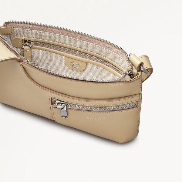 Radley London Stone Beige Mini Crossbody Bag | Pockets Collection SS25 | Radley