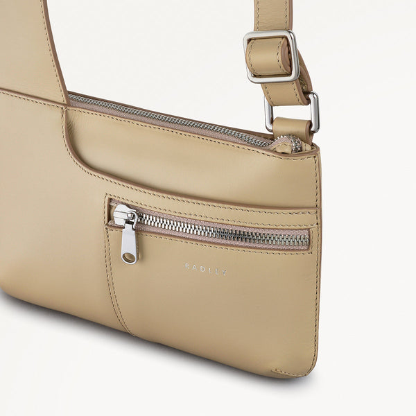 Radley London Stone Beige Mini Crossbody Bag | Pockets Collection SS25 | Radley