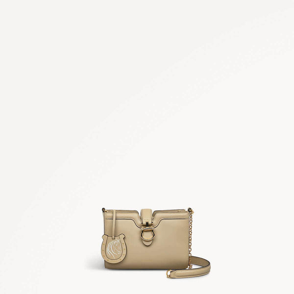 radley london Stone Leather Crossbody Bag Beige | Kentucky Derby Collection SS25 | Radley