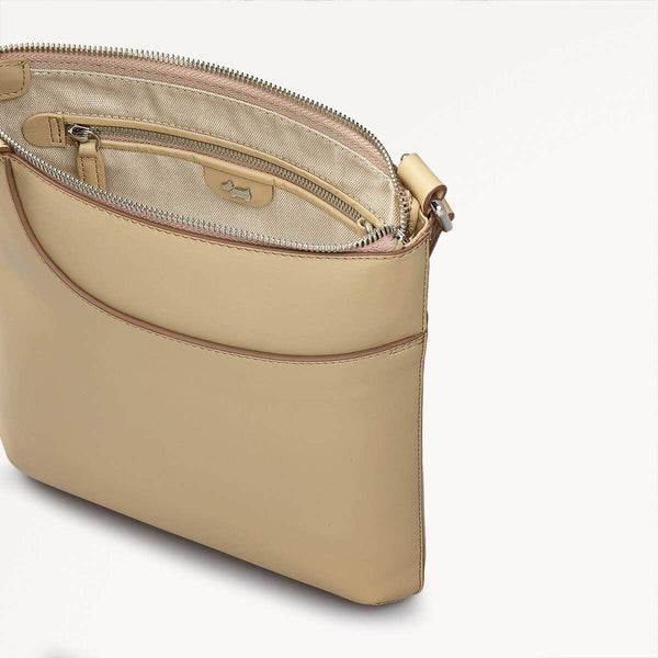 Radley London Stone Leather Crossbody Bag Beige | Pockets Collection SS25 | Radley