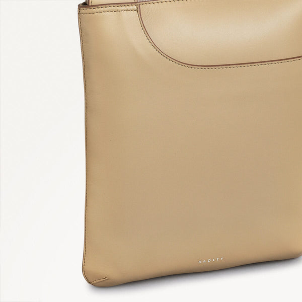 Radley London Stone Leather Crossbody Bag Beige | Pockets Collection SS25 | Radley