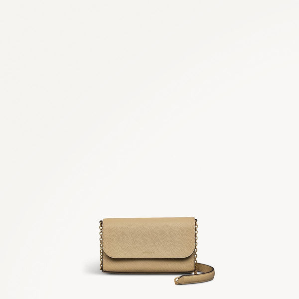 radley london Stone Leather Phone Crossbody Bag Beige | The Rathbone SS25 | Radley