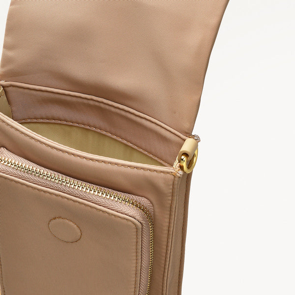 Radley London Stone Leather Phone Crossbody Beige | Guildford Grove SS25 | Radley