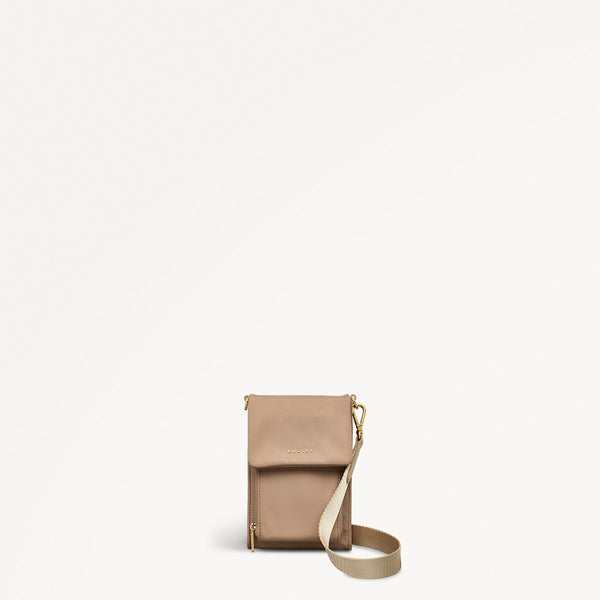radley london Stone Leather Phone Crossbody Beige | Guildford Grove SS25 | Radley
