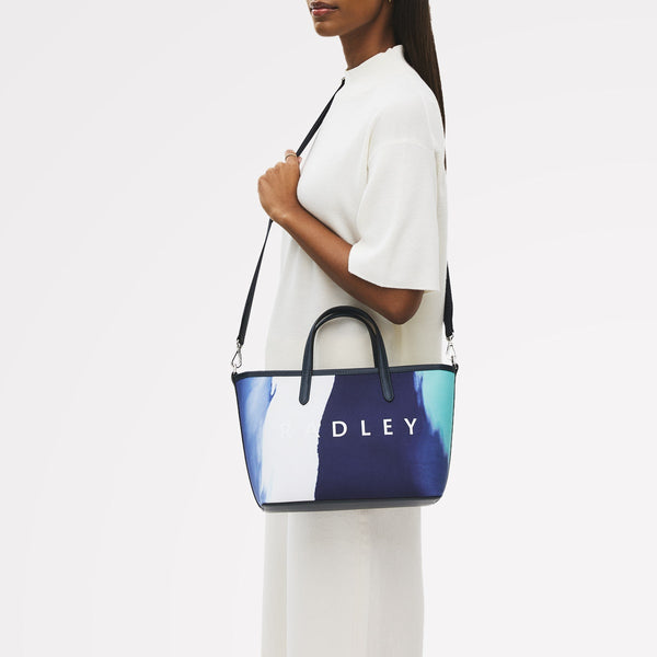 Radley London Stripe Non-Leather Grab Bag | Southwell Gardens Collection AW25 | Radley