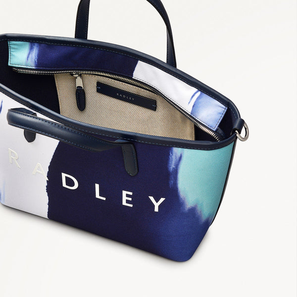 Radley London Stripe Non-Leather Grab Bag | Southwell Gardens Collection AW25 | Radley
