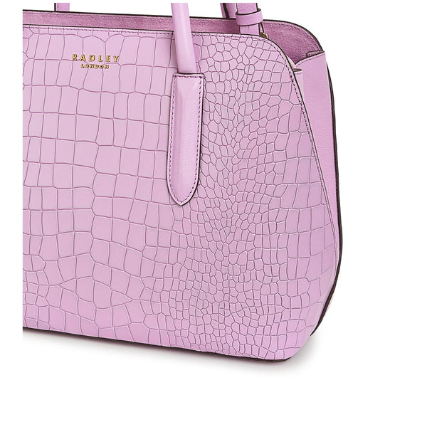 Radley London Sugar Pink Grab Bag | Liverpool Street 2.0 Faux Croc AW24 | Radley