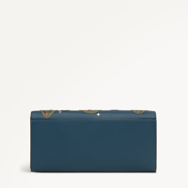 Radley London Teal Large Flapover Wallet | An Ice Day AW25 | Radley London