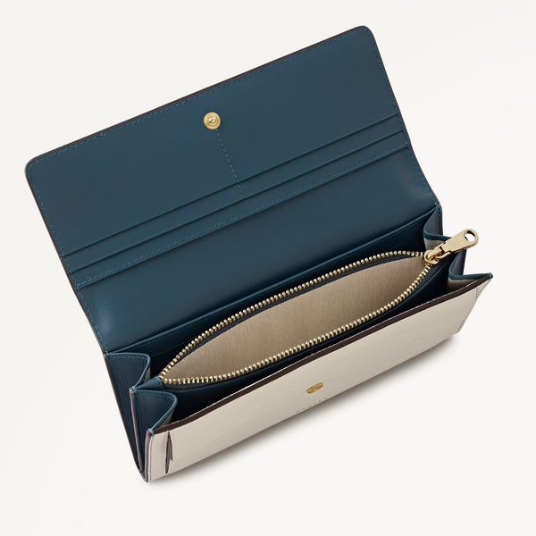 Radley London Teal Large Flapover Wallet | An Ice Day AW25 | Radley London