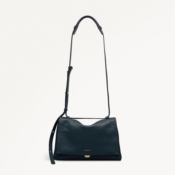 Radley London Teal Medium Flapover Shoulder | Mercer Street AW25 | Radley London