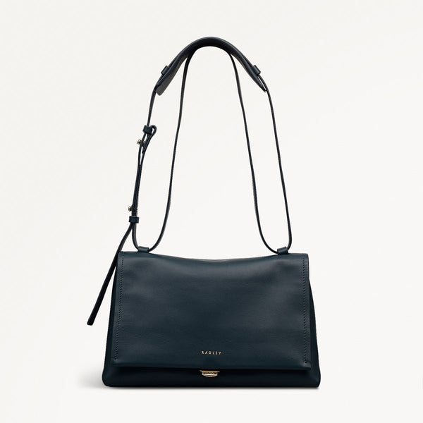 radley london Teal Medium Flapover Shoulder | Mercer Street AW25 | Radley London