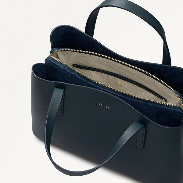 Radley London Teal Medium Ziptop Grab | Dukes Place AW25 | Radley London