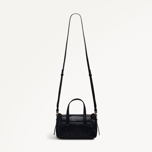 Radley London The Chancery - High Shine Small Flapover Satchel Black - 113037