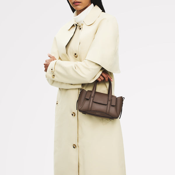 Radley London The Chancery Small Flapover Satchel Coffee - 113034