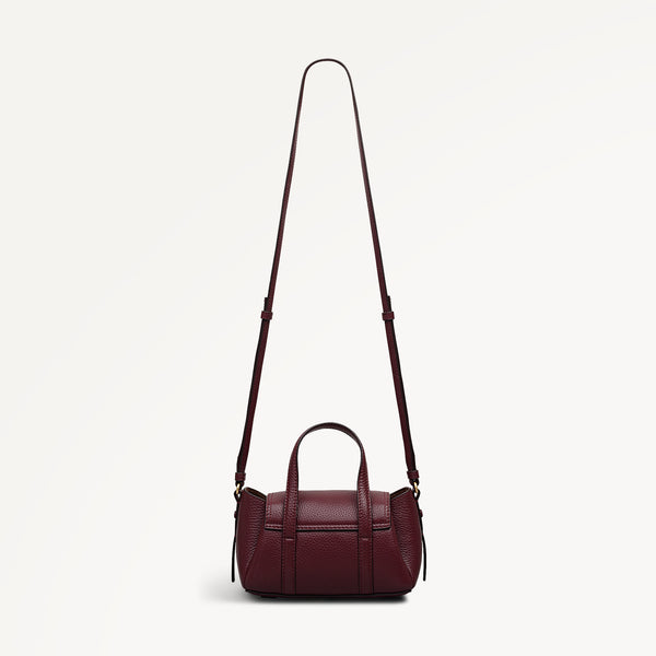 Radley London The Chancery Small Flapover Satchel Dark Cherry - 113035