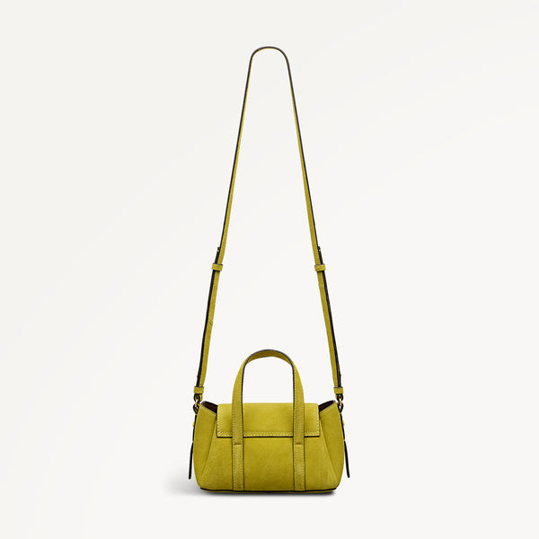 Radley London The Chancery - Suede Small Flapover Satchel Limoncello - 113036