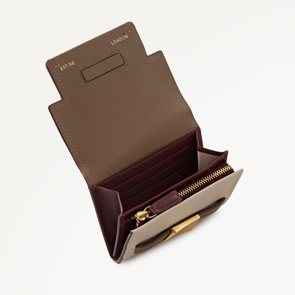 Radley London The Christina - Colourblock Medium Flapover Wallet Porcini - 113160