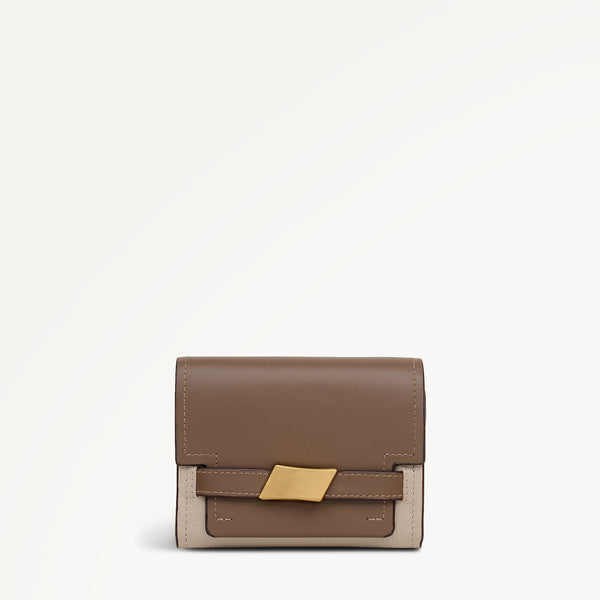 radley london The Christina - Colourblock Medium Flapover Wallet Porcini - 113160