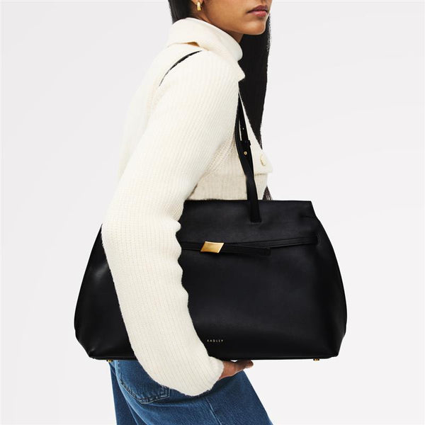 Radley London The Christina Large Ziptop Shoulder Black - 113043