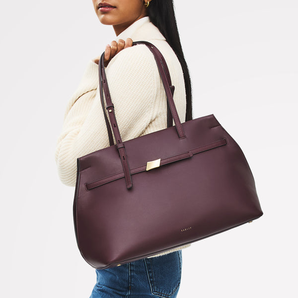 Radley London The Christina Large Ziptop Shoulder Dark Cherry - 113044