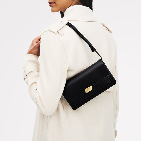 Radley London The Christina Mini Flapover Shoulder Black - 113054