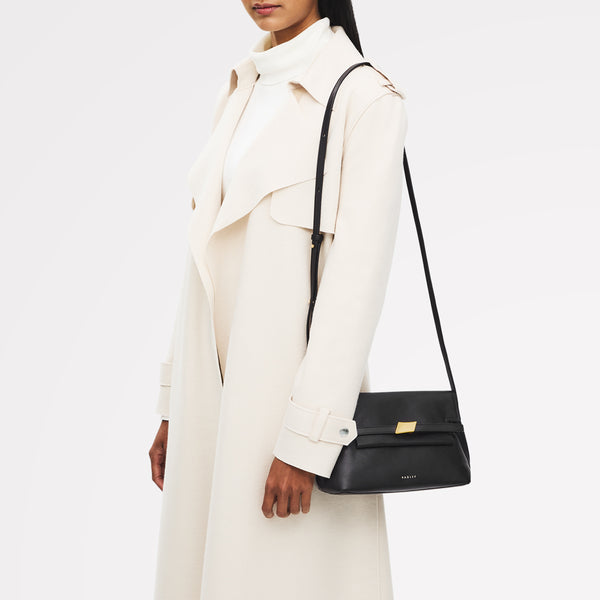 Radley London The Christina Small Flapover Cross Body Black - 113040
