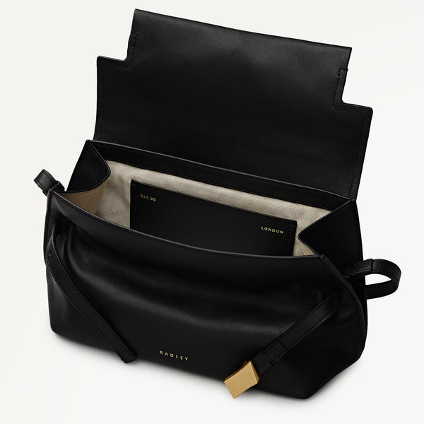 Radley London The Christina Small Flapover Cross Body Black - 113040
