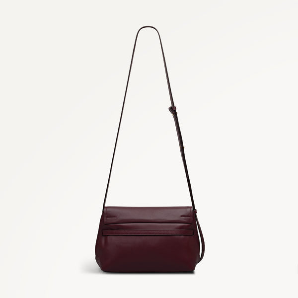 Radley London The Christina Small Flapover Cross Body Dark Cherry - 113041