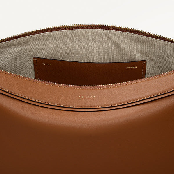 Radley London Toffee Large Ziptop Shoulder | Westwell Lane AW25 | Radley London