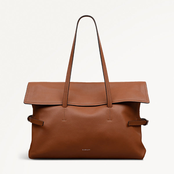 radley london Toffee Medium Flapover Shoulder | Fleet Street AW25 | Radley London