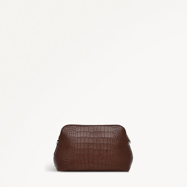 Radley London Walnut Medium Faux Croc Crossbody | Liverpool Street Icon AW24 | Radley