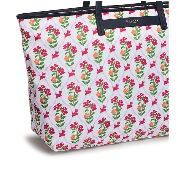 Radley London White Everyday Tote Bag | Finsbury Park Carousel Floral AW24 | Radley