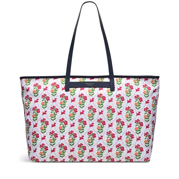 radley london White Everyday Tote Bag | Finsbury Park Carousel Floral AW24 | Radley