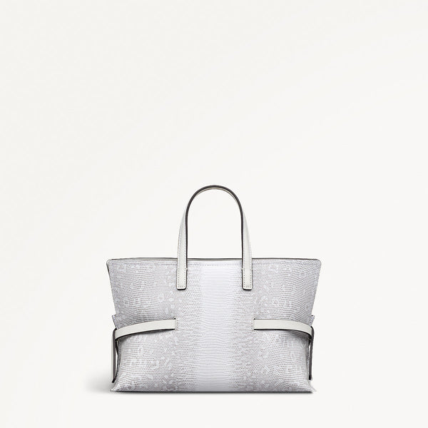 Radley London White Faux Luzard Crossbody Bag | Fleet Street Collection SS25 | Radley