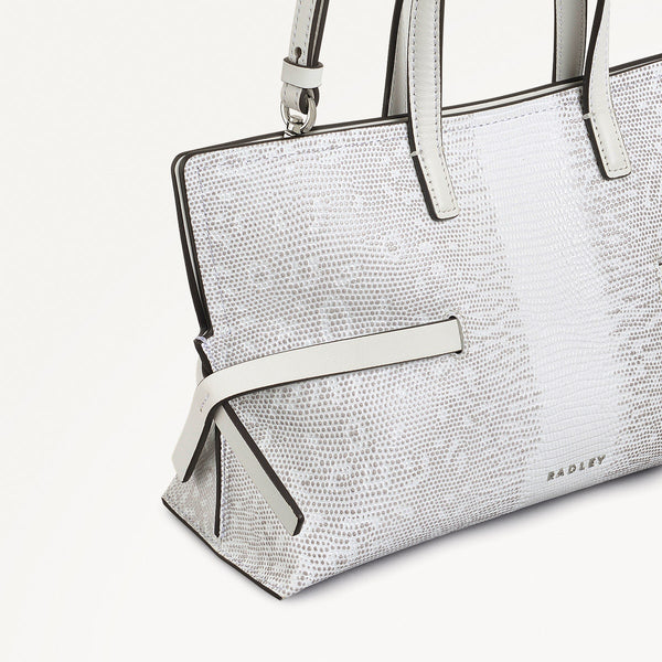 Radley London White Faux Luzard Crossbody Bag | Fleet Street Collection SS25 | Radley