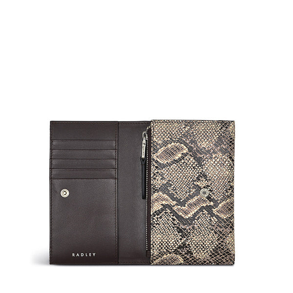 Radley London White Faux Snake Purse | Oak Street Faux Snake AW24 | Radley