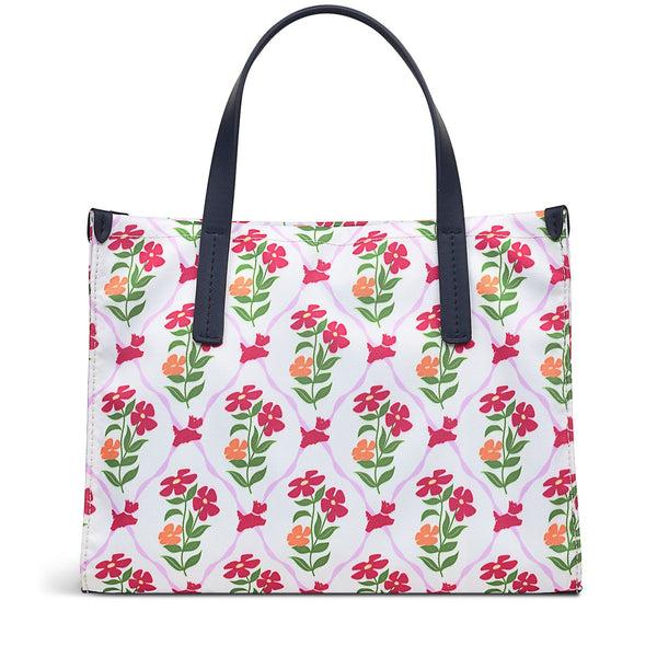 Radley London White Grab Bag | Finsbury Park Carousel Floral AW24 | Radley