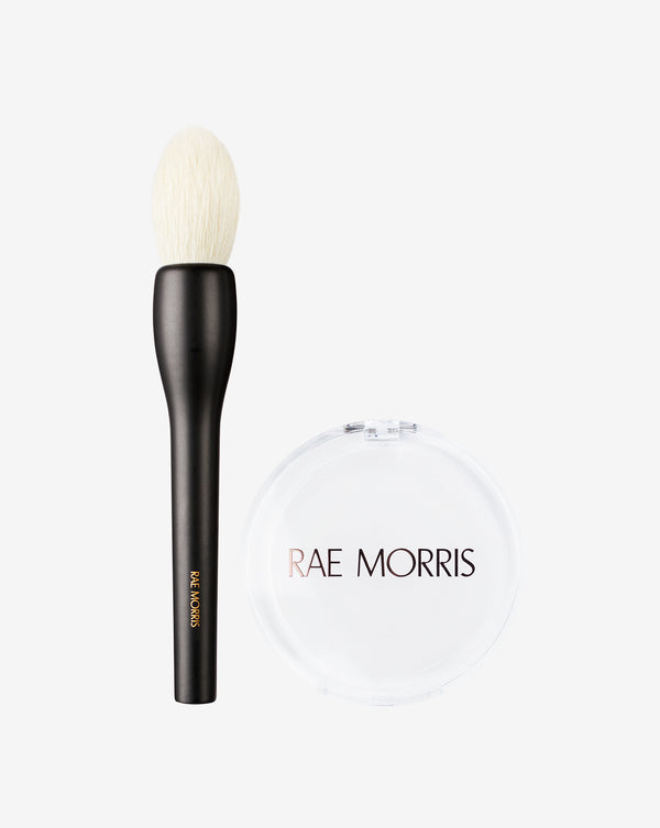 rae morris JISHAKU #1: DELUXE KABUKI BRUSH & INVISIBLE MATTIFIER SET