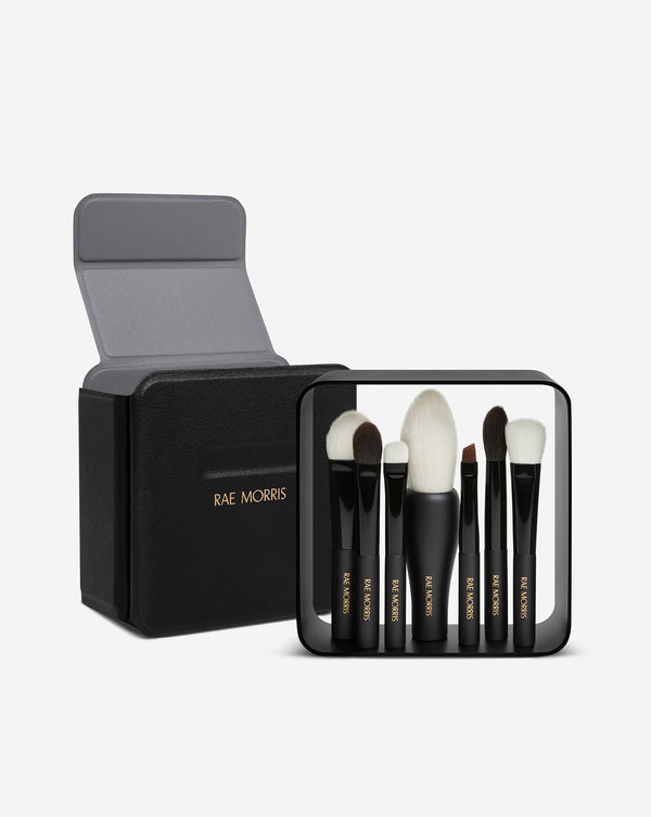 rae morris TRAVEL BRUSH SET (BLACK/GREY CASE)