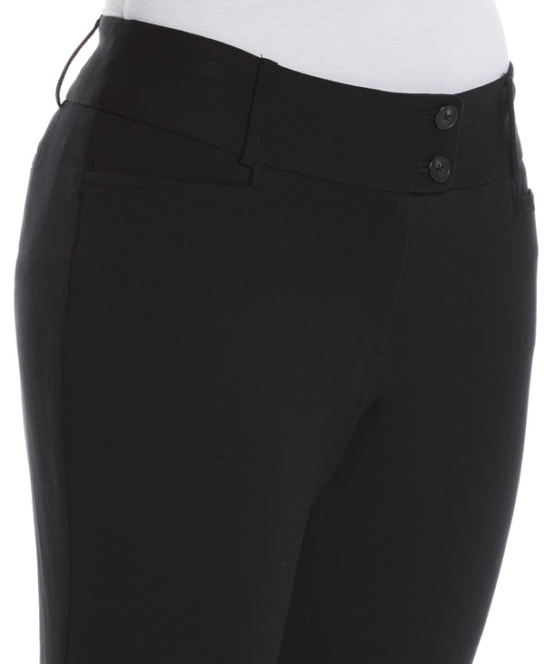 Rafaella Gabardine Bootcut Pant Short - Curvy Fit 29" Inseam