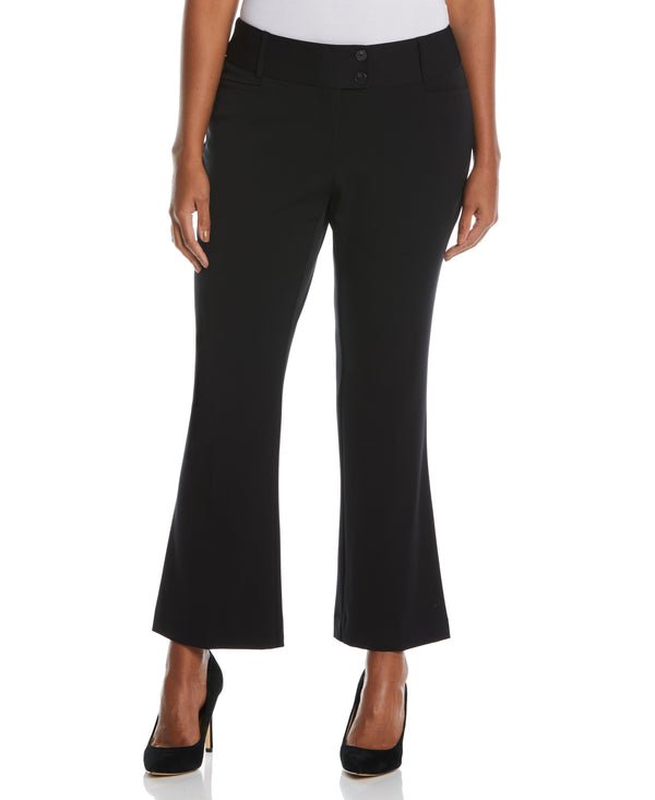 rafaella Gabardine Bootcut Pant Short - Curvy Fit 29" inseam